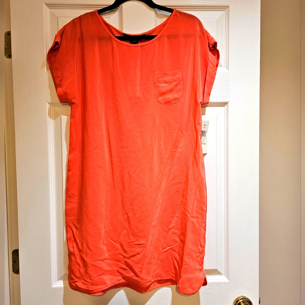 FRENCH CONNECTION SILK SHIRT DRESS
